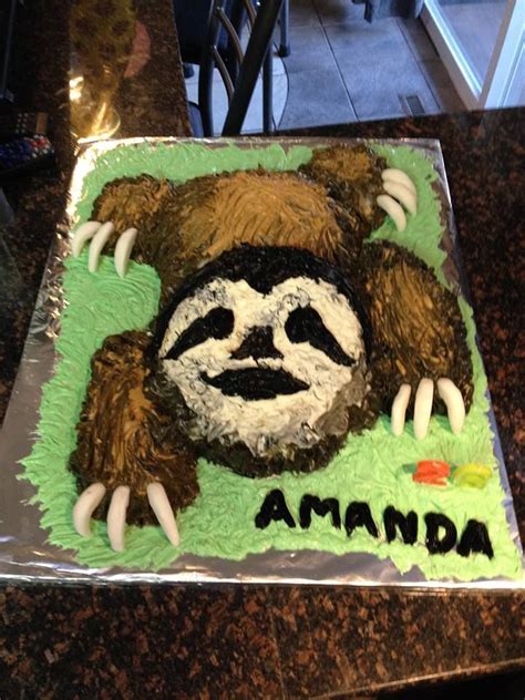 Sloth Birthday Cake Sloth Birthday Sloth Cakes Sloth