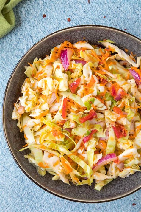 Vinegar Coleslaw Recipe Sweet And Tangy Chili Pepper Madness