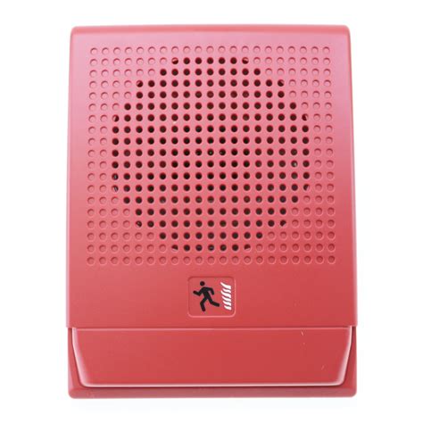 Edwards Red Fire Alarm Speakers 25vrms With Fire Marking G4rf S2