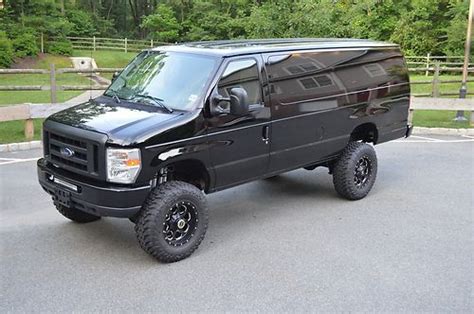 Find Used Ford E350 Super Duty Extended Cargo Van 4 Wheel Drive In