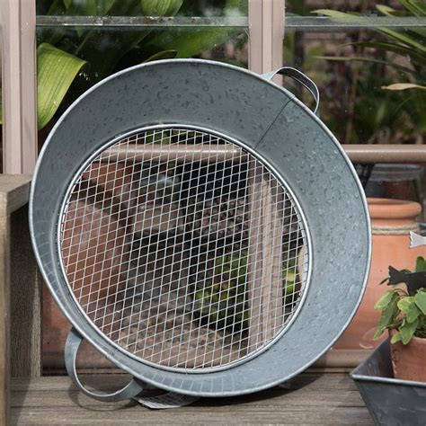 Once you know what soil you're dealing with, there's a wide range of garden soils and additives to help you improve it. Galvanised soil sieve | Garden tools, Square planters ...