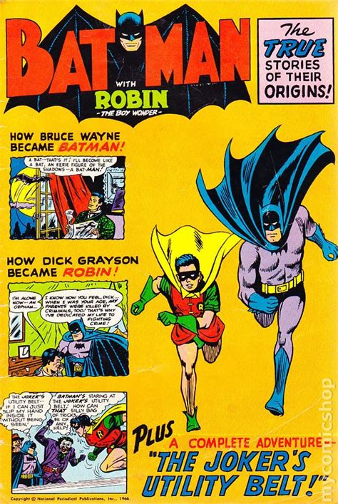 Batman With Robin The Boy Wonder 1966 Golden Record Comic Books
