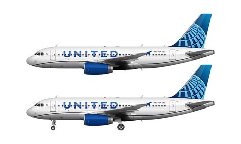 United Airlines New Livery Tail