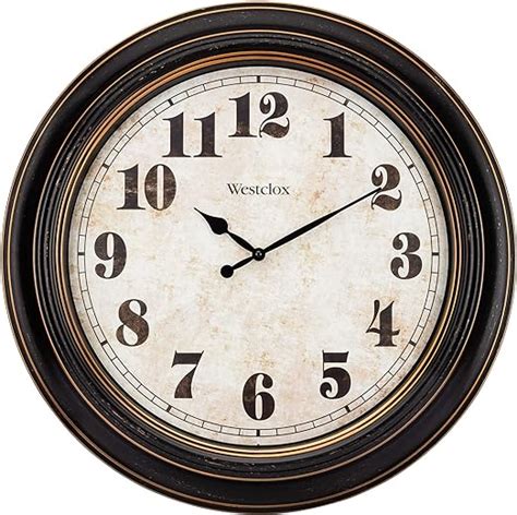 Westclox Traditional Large Wall Clock Battery Operated