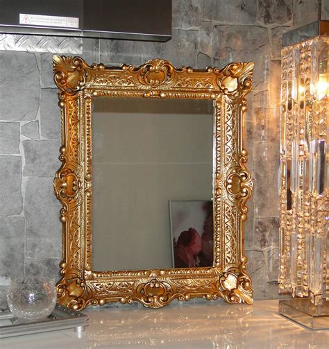 Wall Mirror Gold Antique Baroque Bathroom Floor Vanity 56x46 9 Ebay