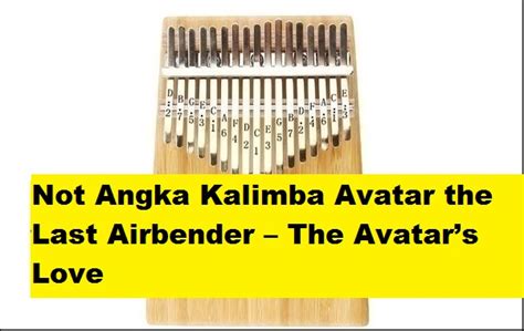 Not Angka Kalimba Avatar The Last Airbender The Avatars Love