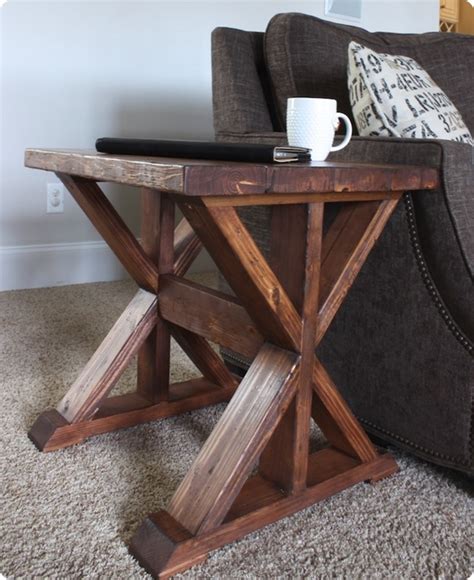 That's why bobby and becky brought home the 72 in. Ana White | $20 Trestle Side Table Featuring Rogue Engineer - DIY Projects
