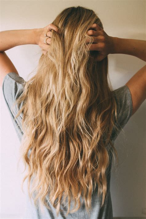 Charming long blonde straight hair styles. Beachy Waves Tutorial - Barefoot Blonde by Amber Fillerup ...