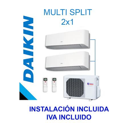 Multi Split 2×1 Daikin Climatizaciones Frica Sl