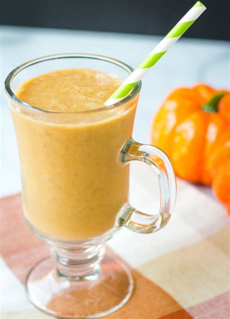 Vegan Pumpkin Smoothie A Must Have Autumn Treat Keeping The Peas