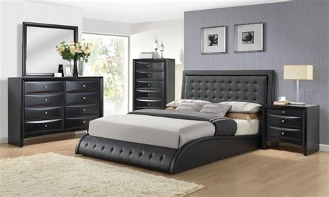 Tirrel Black Modern Bedroom Set Las Vegas Furniture