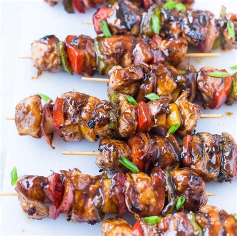 These Amazing Grilled Teriyaki Chicken Skewers With Sweet And Savoury Teriyaki Sauce Are