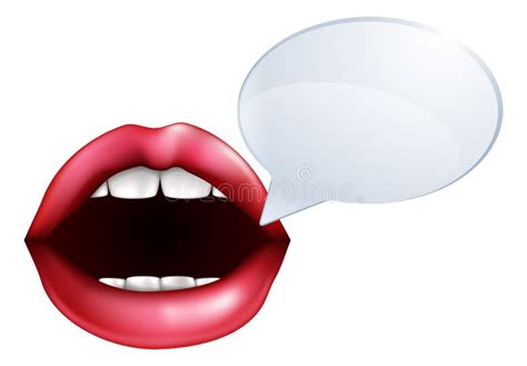 Mouth Or Lips Talking Stock Vector Illustration Of Makeup 29725892