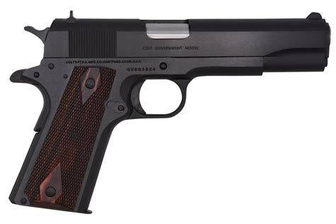 Colt 1911 Classic 45 Acp Pistol With Rosewood Grips Vance Outdoors