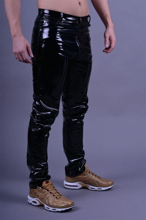 Pvc Pants Thru Zip In 2021 Tracksuit Pants Leather Pants Tracksuit