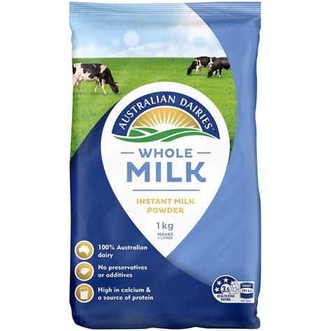 Australian Dairies Whole Milk Powder Kg Woolworths