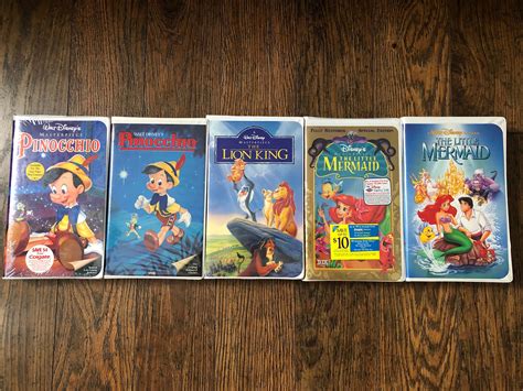 20 Disney Classics Collection Of Vhs Movies Extremely Rare Etsy Canada