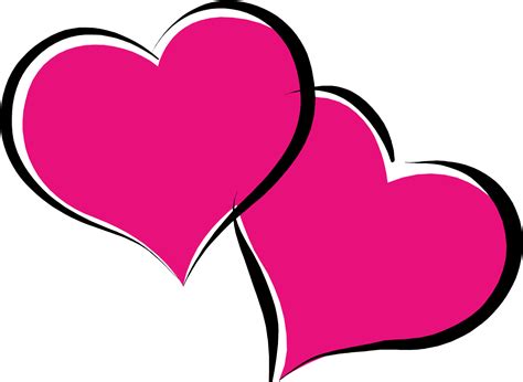 Pink Hearts Png Love Heart Clipart Transparent Png Full Size