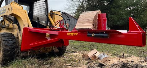 Skid Steer Log Splitters 3207 20 Ton 2 Way Log Splitter