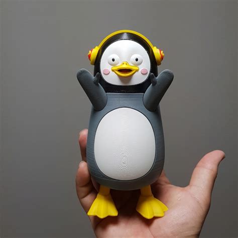 3d Printable Pengsoo Korean Famous Penguin Character By Seokhyun Jee
