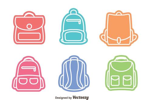Colorful Bag Vectors Download Free Vector Art Stock Graphics And Images