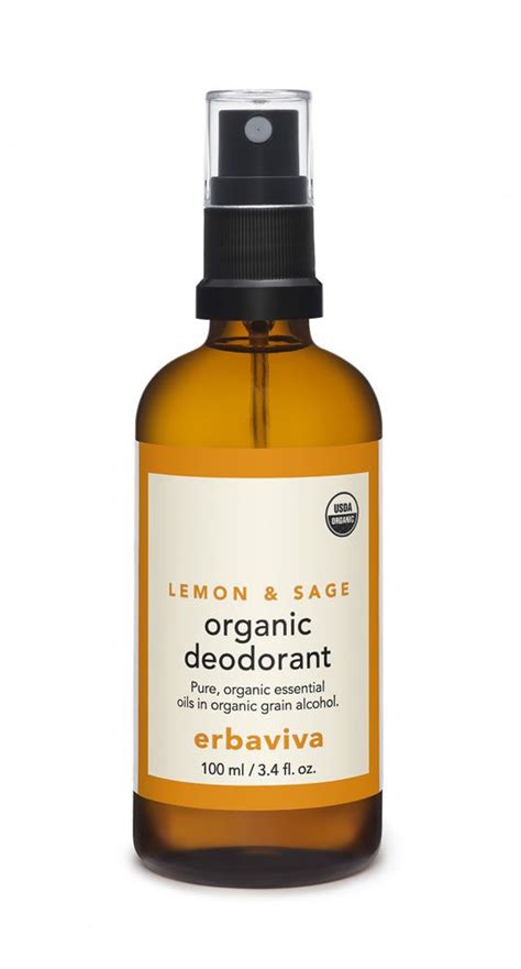 Erbaviva Lemon Sage Deodorant Erbaviva Lemon Sage Organic Deodorant Contains Powerful Organic
