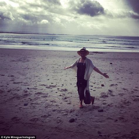Kylie Minogue Enjoys Australian Vacation As She Soaks Up The Byron Bay