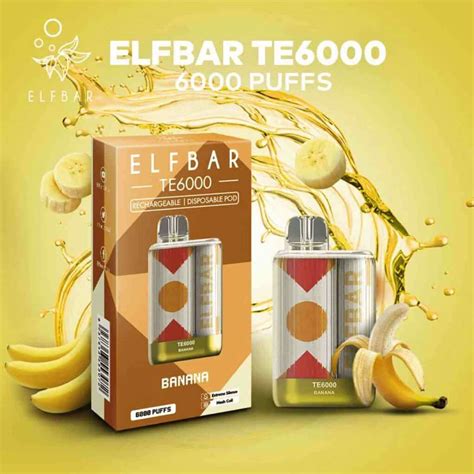Elf Bar Te6000 Puffs Disposable Vape Pod Wholesale Available Vape