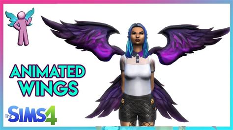 The Sims 4 Animated Wings Download 10 Youtube