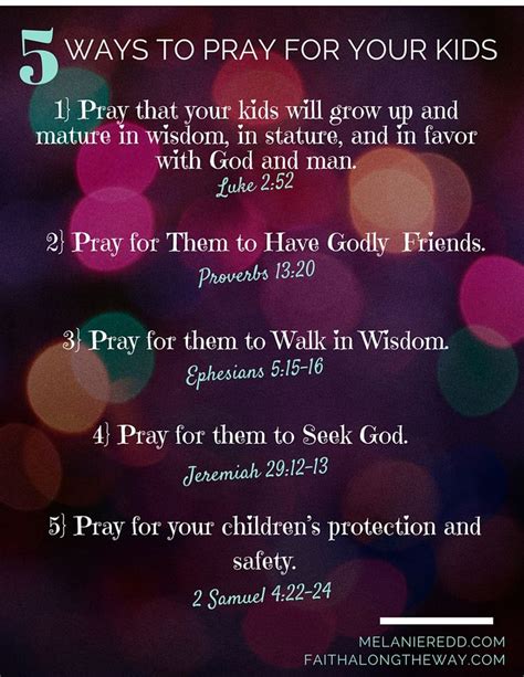 My 5 Favorite Ways To Pray For My Kids Prayer For My Children