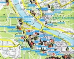 Salzburg tourist map, Austria map, Salzburg