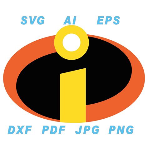 Incredibles Svg Vector Files Ai Dxf Svg Eps  Png Etsy