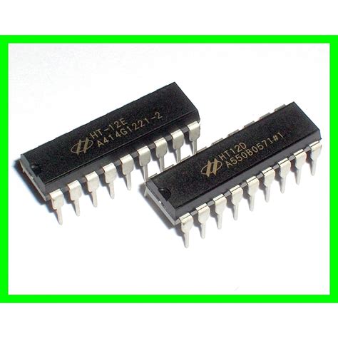 Buy Ht12e And Ht12d Encoder Decoder Ic Elementzonline