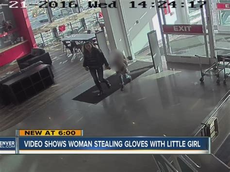 Woman Brings Young Girl On Shoplifting Trip