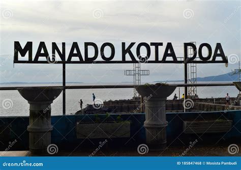 Landmark Of Manado City Editorial Image 185847746