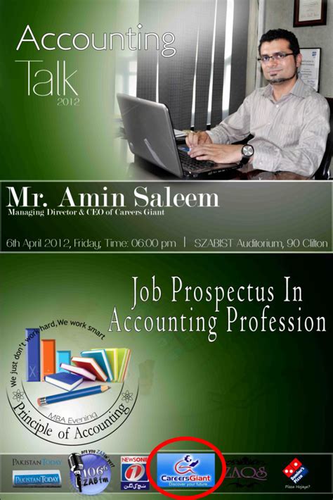 Speaker At Accounting Talk 2012 Job Prospects In Accounting
