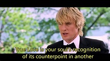 Wedding Crashers - True Love Is Your Soul's Recognition - YouTube ...