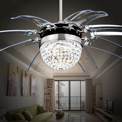 This westinghouse 7203900 high end modern ceiling fan with light will pleasantly surprise its customers by the smooth, quiet performance and streamlined functionality. RS Lighting 42 Inch Modern Fashion Crystal Transparent 8 ...