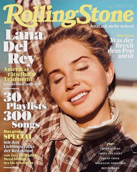 Lana Del Rey Rolling Stone Germany Magazine New April 2021