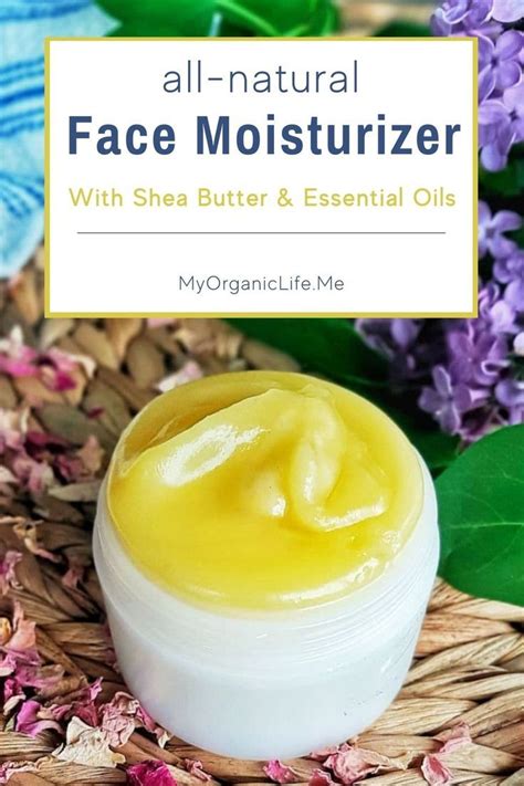 All Natural Diy Face Moisturizer Essential Oil Facial Moisturizer Essential Oils Face Cream