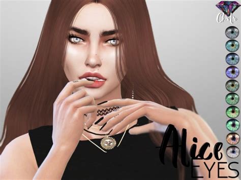The Sims Resource Alice Eyes By Madamechvlr • Sims 4 Downloads