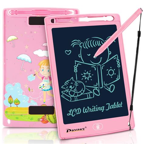 All good drawing tablets for beginners should come with convenient connectivity options. PROGRACE LCD Writing Tablet for Kids Learning Writing ...