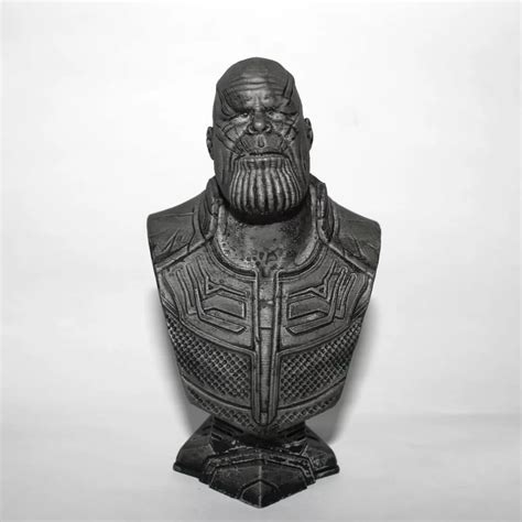 Busto Thanos Marvel Action Figure Vingadores Impressão 3d No Elo7