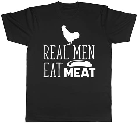 Real Men Eat Meat Bbq Mens Tee Barbecue Grill Food T Shirt Ebay