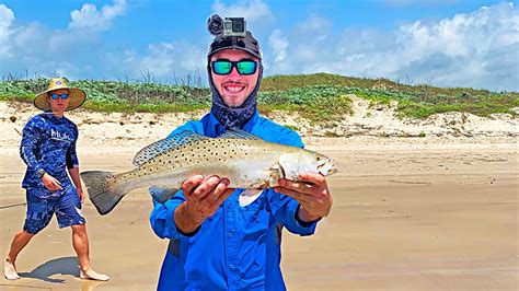 Secret To Surf Fishing The Texas Coast For A Limit Of Speckled Trout