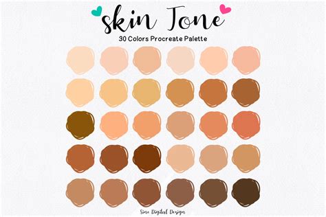 Skin Tone Color Palette