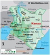 Kenya Maps Including Outline and Topographical Maps - Worldatlas.com