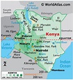 Kenya Maps Including Outline and Topographical Maps - Worldatlas.com