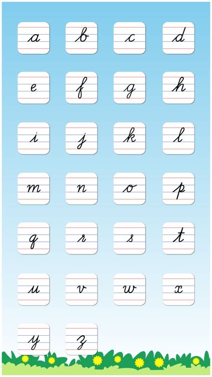 Cursive Writing Small Letters Kids Learn To Write Lowercase Alphabets