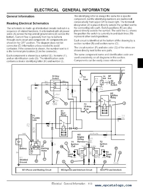 John Deere 100 Series Wiring Diagram Wiring Diagram And Schematics